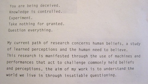 Liam Healy’s Manifesto