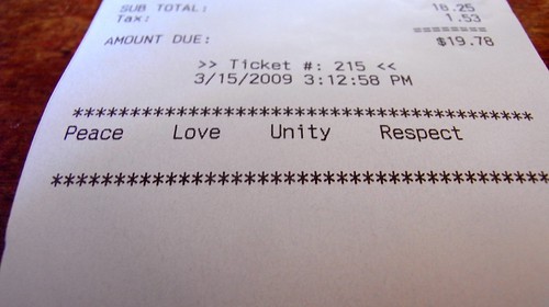 PLUR Receipt