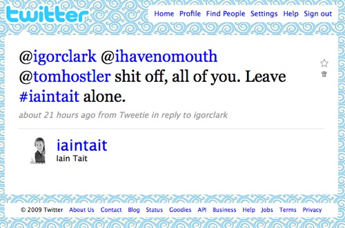 Twitter / Iain Tait: @igorclark @ihavenomouth @ …